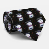 Laat het sneeuwen stropdas (Opgerold)