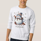 Laat het Sneeuwen Sweatshirt (Voorkant)