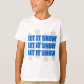 Laat het sneeuwen t-shirt (Voorkant)