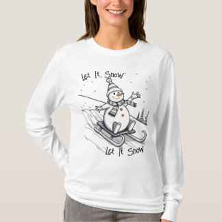 Laat het sneeuwen t-shirt