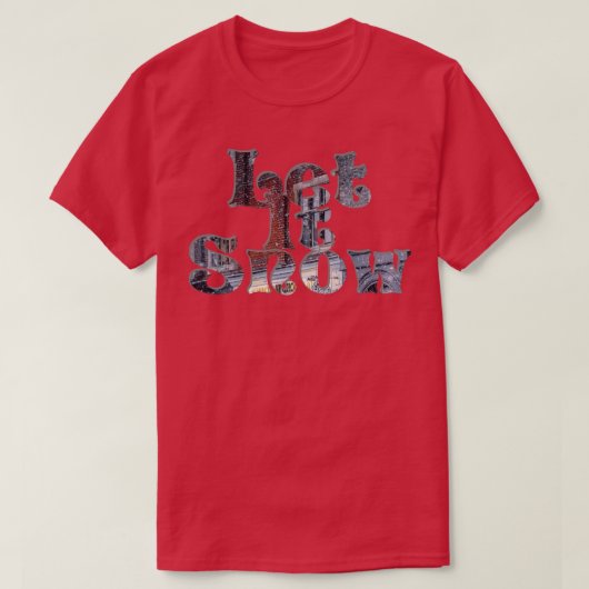 Laat het sneeuwen t-shirt (Design voorkant)