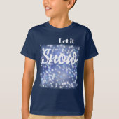 Laat het sneeuwen t-shirt (Voorkant)