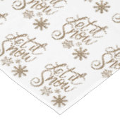 Laat het Sneeuwen Tafelkleed Kerst Decor (Gekanteld)