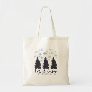 Laat het sneeuwen tote bag