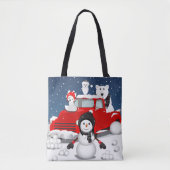 Laat het sneeuwen tote bag (Voorkant)