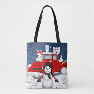 Laat het sneeuwen tote bag
