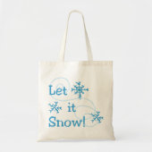 Laat het sneeuwen tote bag (Voorkant)