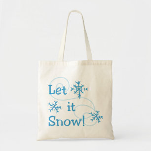 Laat het sneeuwen tote bag
