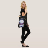 Laat het sneeuwen tote bag (Op model)