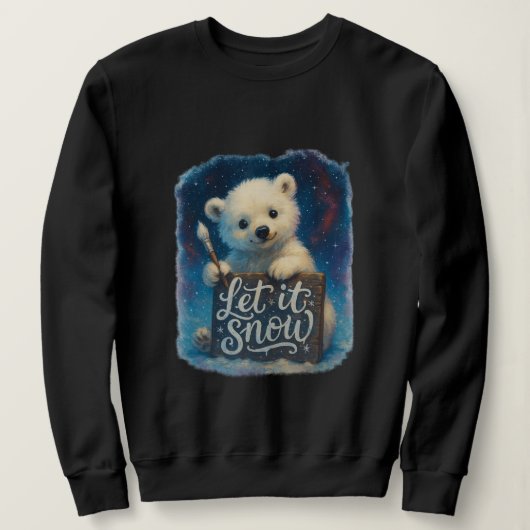 Laat het Sneeuwen Trui (Design voorkant)