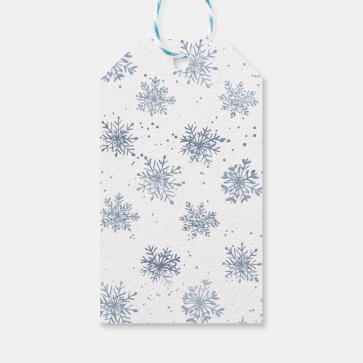 Laat het sneeuwen | Vakantie Cadeaulabel (Achterkant)