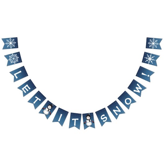 Laat het sneeuwen vlaggetjes (Alle)