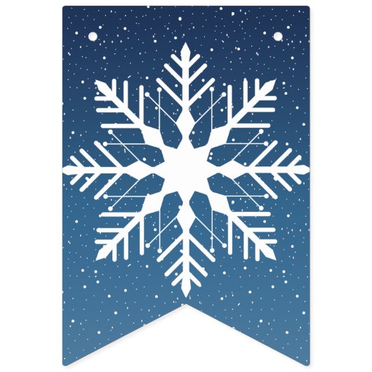 Laat het sneeuwen vlaggetjes (Eerste vlag)