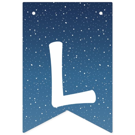 Laat het sneeuwen vlaggetjes (Derde vlag)