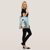 Laat het sneeuwen Vrienden Tote Bag (Op model)