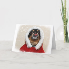 Laat het sneeuwen Wenskaart Feestdagen Kaart