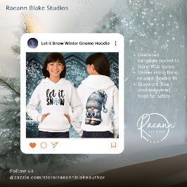 Laat het Sneeuwen Winter Kabouter Kinderen Pullove