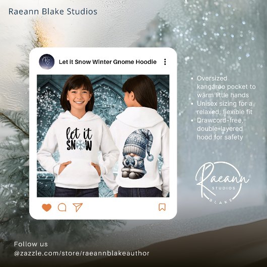 Laat het Sneeuwen Winter Kabouter Kinderen Pullove