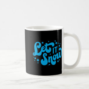 Laat het Sneeuwen Winter Ontwerp Peuter T-shirt Koffiemok