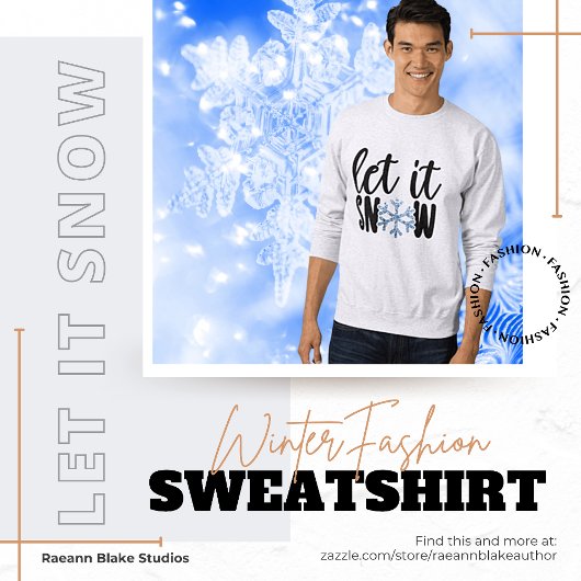 Laat het Sneeuwen Winter Sweatshirt