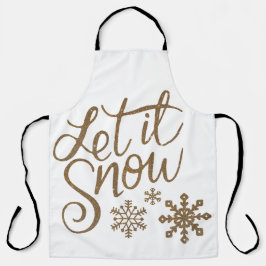 Laat het Sneeuwen Winter / Vakantie schort