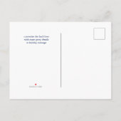 Laat het sneeuwen winterbomen kerstfeest uitnodiging briefkaart (Achterkant)