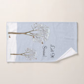 Laat het sneeuwhanddoek handdoek (Handdoek)