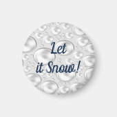 Laat het sneeuwmagneet magneet (Voorkant)