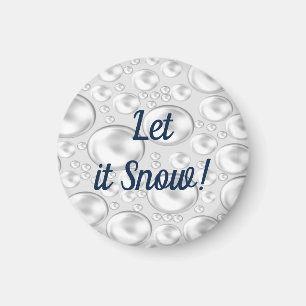 Laat het sneeuwmagneet magneet
