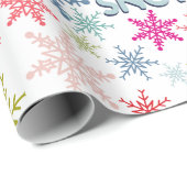 Laat het sneeuwpakpapier cadeaupapier (Rol Hoek)