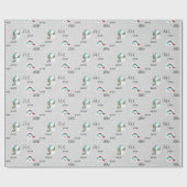 Laat het sneeuwpolaire beren inpakpapier (Vlak)