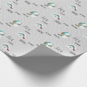 Laat het sneeuwpolaire beren inpakpapier (Hoek)