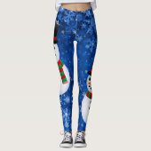 Laat het sneeuwpop Leggings kerstbroek (Voorkant)