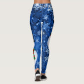 Laat het sneeuwpop Leggings kerstbroek (Achterkant)