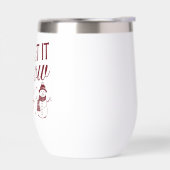 Laat het Sneeuwrendier Sneeuwman Kerstmis (Links)