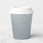 Laat het sneeuwsneeuwman papieren bekers (Achterkant)