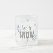 Laat het sneeuwsneeuwvlokken Mok (Center)