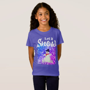 Laat het sneeuwsnowman T-Shirt sneeuwen