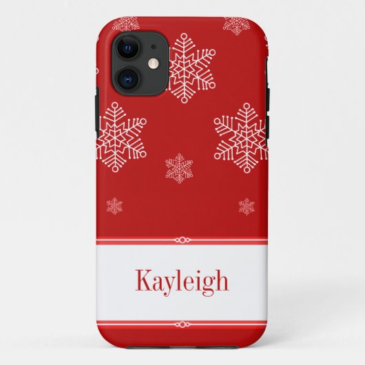Laat het Sneeuwt BT iPhone 5 Hoesje, Rood Case-Mate iPhone Case (Achterkant)
