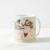 Laat het Sneeuwvakantie-Mok Koffiemok (Voorkant rechts)