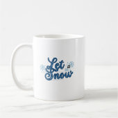 Laat het Sneeuwvakantie-Mok Koffiemok (Links)