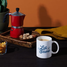 Laat het Sneeuwvakantie-Mok Koffiemok