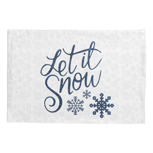 Laat het sneeuwvlieger kussensloop (Achterkant)