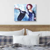 Laat het sneeuwvloerige canvas afdrukken (Insitu (Slaapkamer))