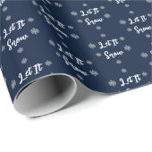 Laat het sneeuwvlokken met kerst cadeaupapier (Rol Hoek)