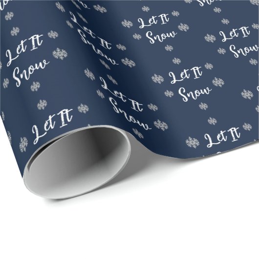 Laat het sneeuwvlokken met kerst cadeaupapier (Rol Hoek)