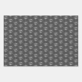 Laat het sneeuwvlokken met kerst inpakpapier vel (Voorkant 3)