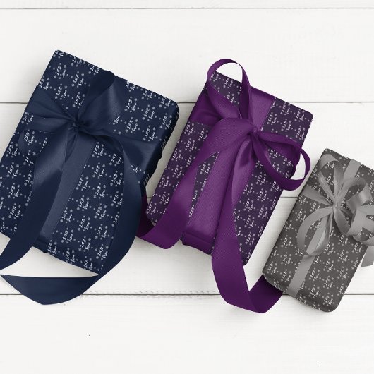 Laat het sneeuwvlokken met kerst inpakpapier vel