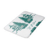 Laat het sneeuwwinterkerstbos met de Waterverf Badmat (Gekanteld)