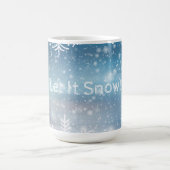 Laat het sneeuwwinterweer sneeuwbeker Mok (Center)